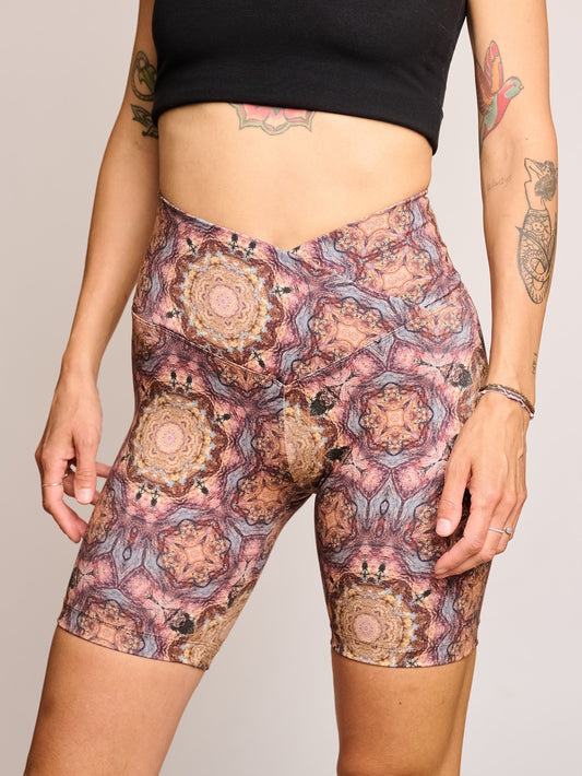 Yoga Shorts Talking Stone