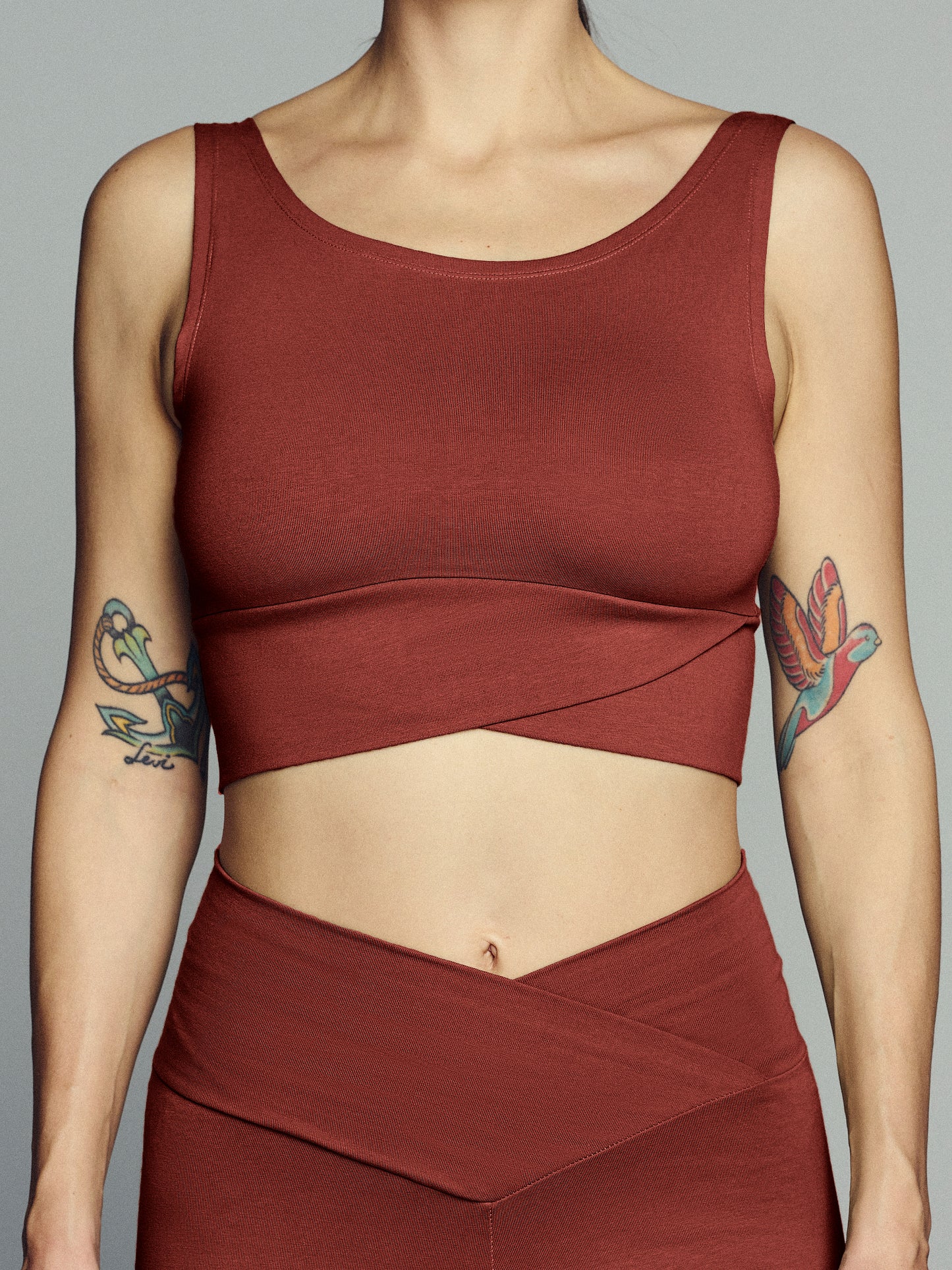Yoga Top Burnt Henna