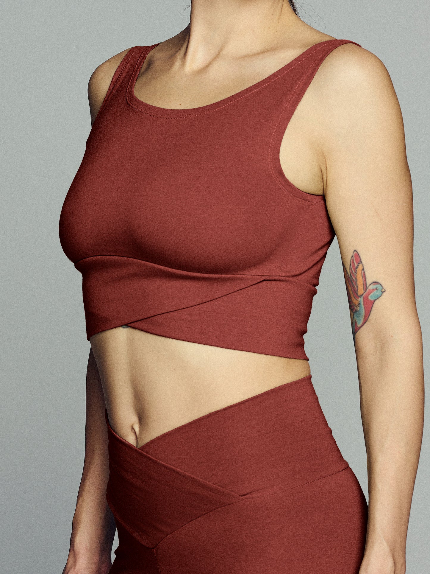 Yoga Top Burnt Henna