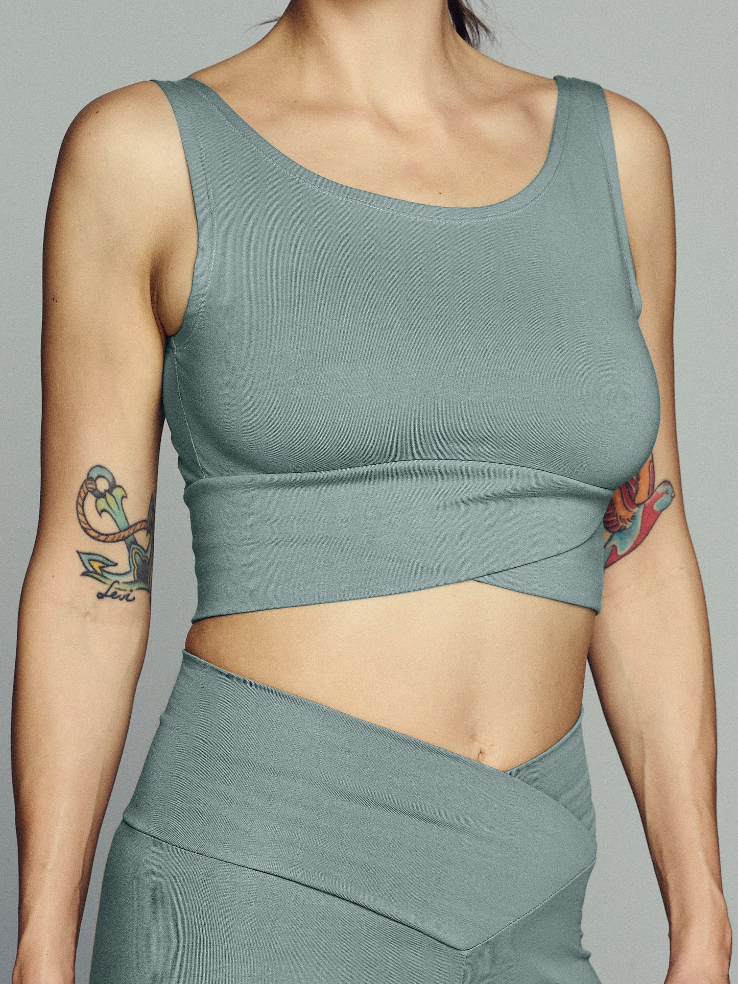 Yoga Top Stormy Sea